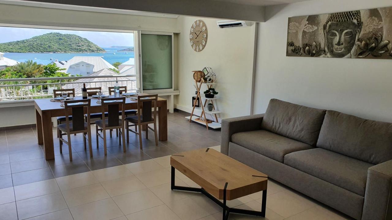 Pinel Superbe Appartement En Residence Vue Mer Cul de Sac ภายนอก รูปภาพ